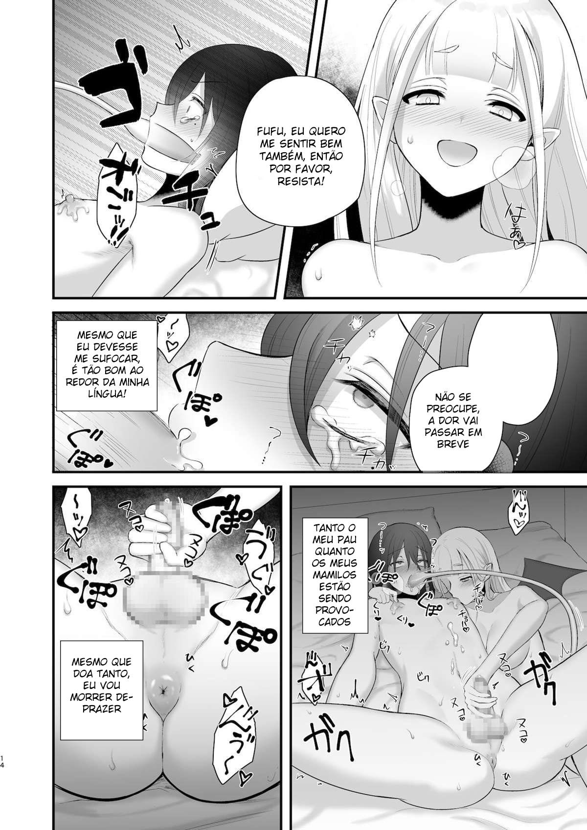 Um Mangá Em Que Um Rapaz Mimado Recebe Uma “Lição” de Uma Súcubo Futanari. — página 14