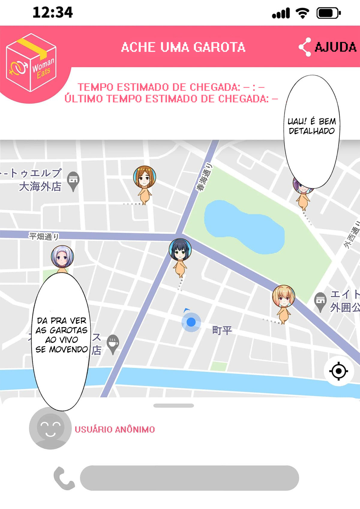 WomanEats ~Delivery por Aplicativo das Garotas dos Seus Sonhos~ — página 4
