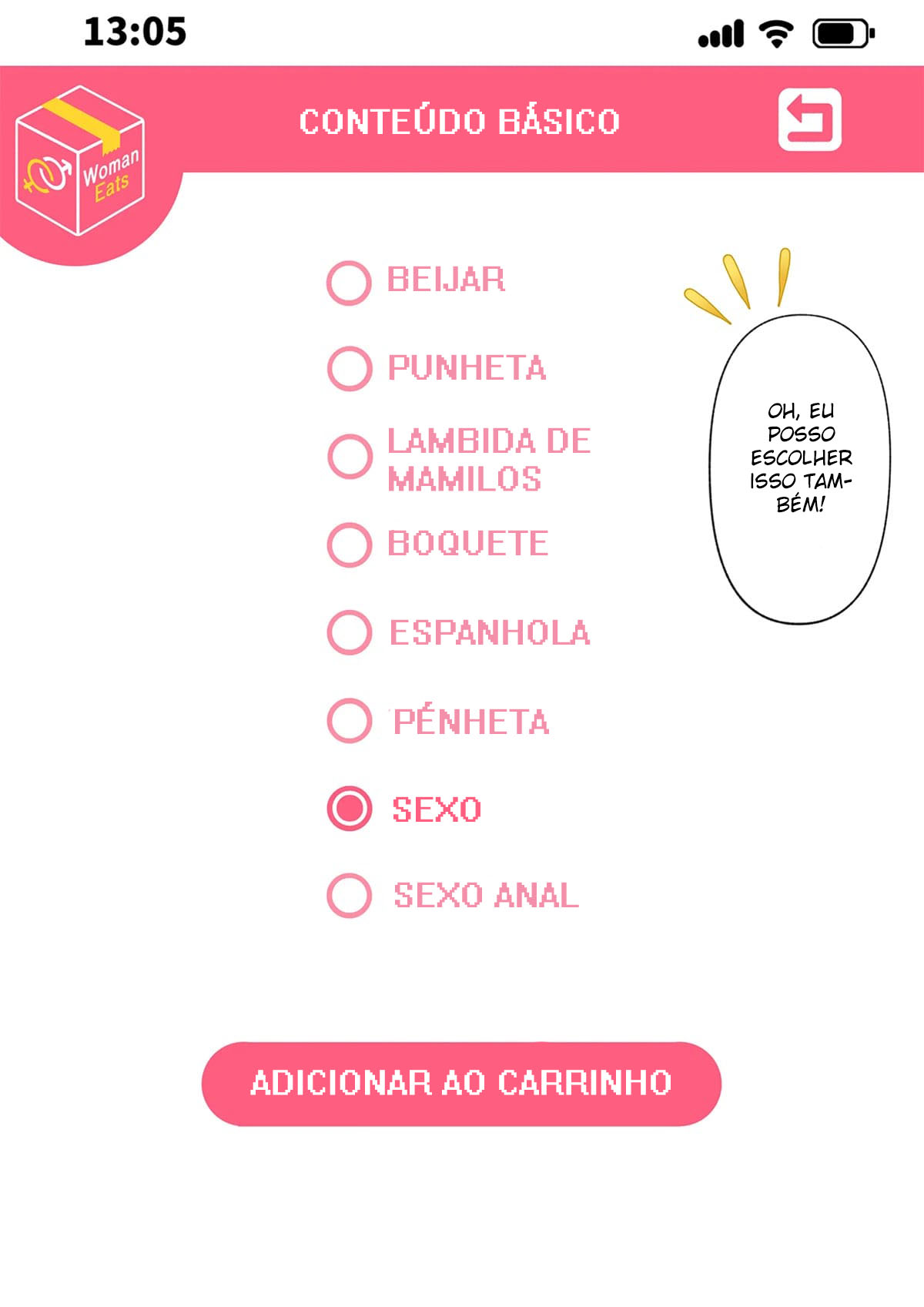WomanEats ~Delivery por Aplicativo das Garotas dos Seus Sonhos~ — página 24