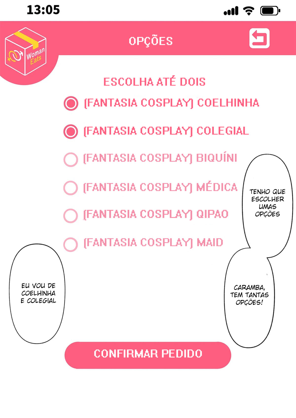 WomanEats ~Delivery por Aplicativo das Garotas dos Seus Sonhos~ — página 25