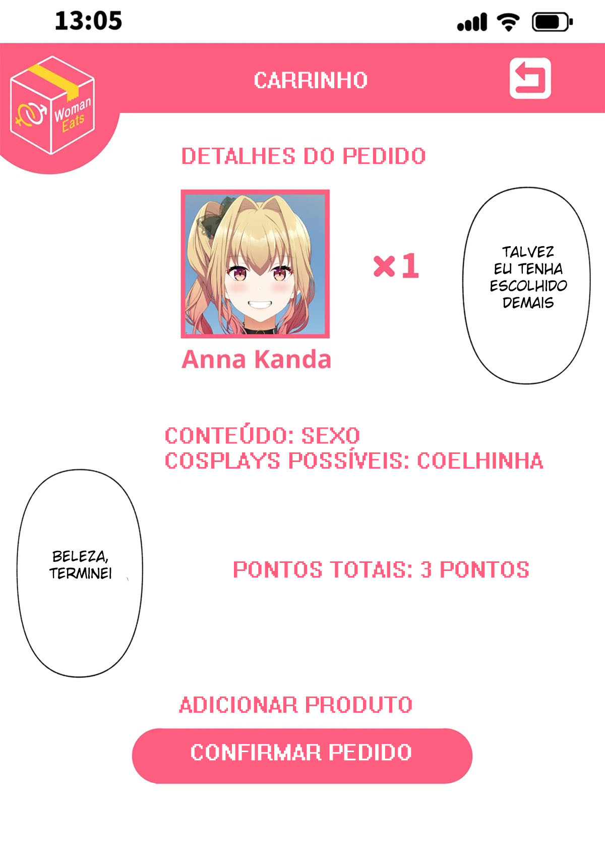 WomanEats ~Delivery por Aplicativo das Garotas dos Seus Sonhos~ — página 26