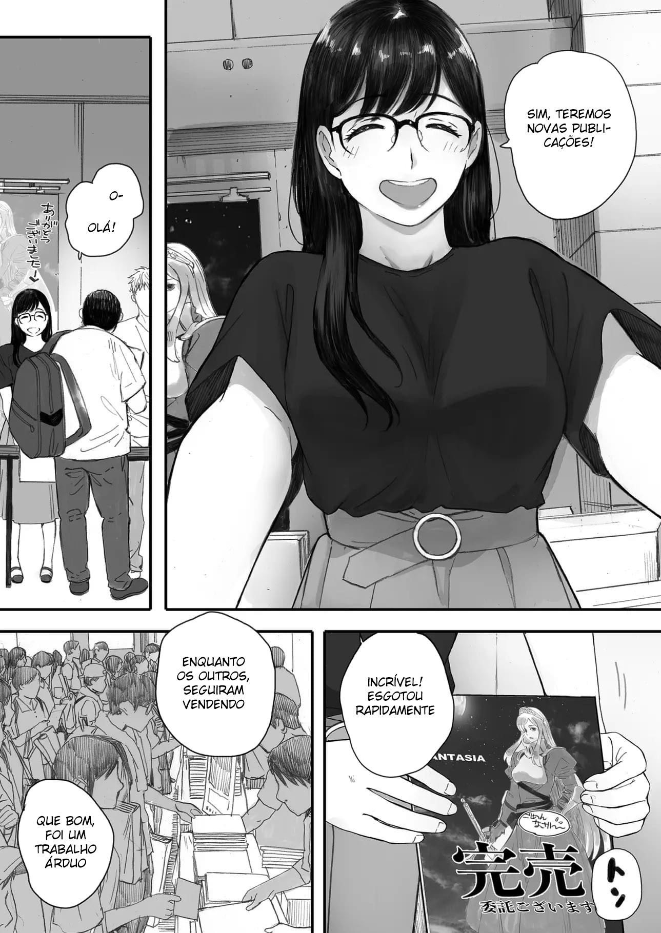 Minha Namorada Virou a Vadia do Clube de Mangá — página 53