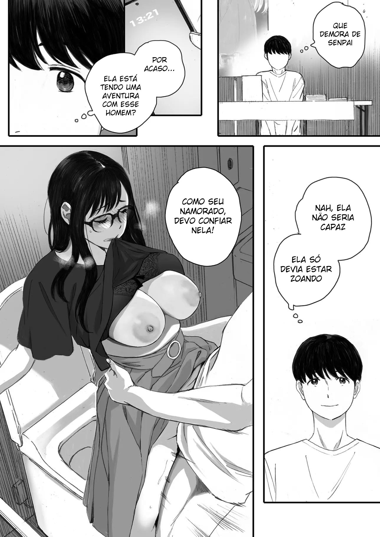Minha Namorada Virou a Vadia do Clube de Mangá — página 64