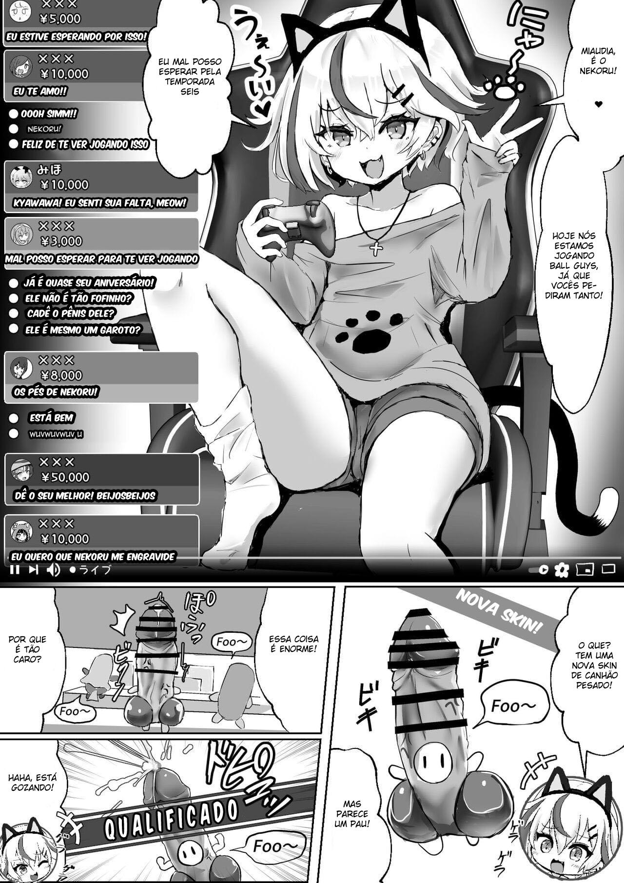 A História da Minha Esposa Otaku Sendo Fodida por um Playboy Streamer — página 6