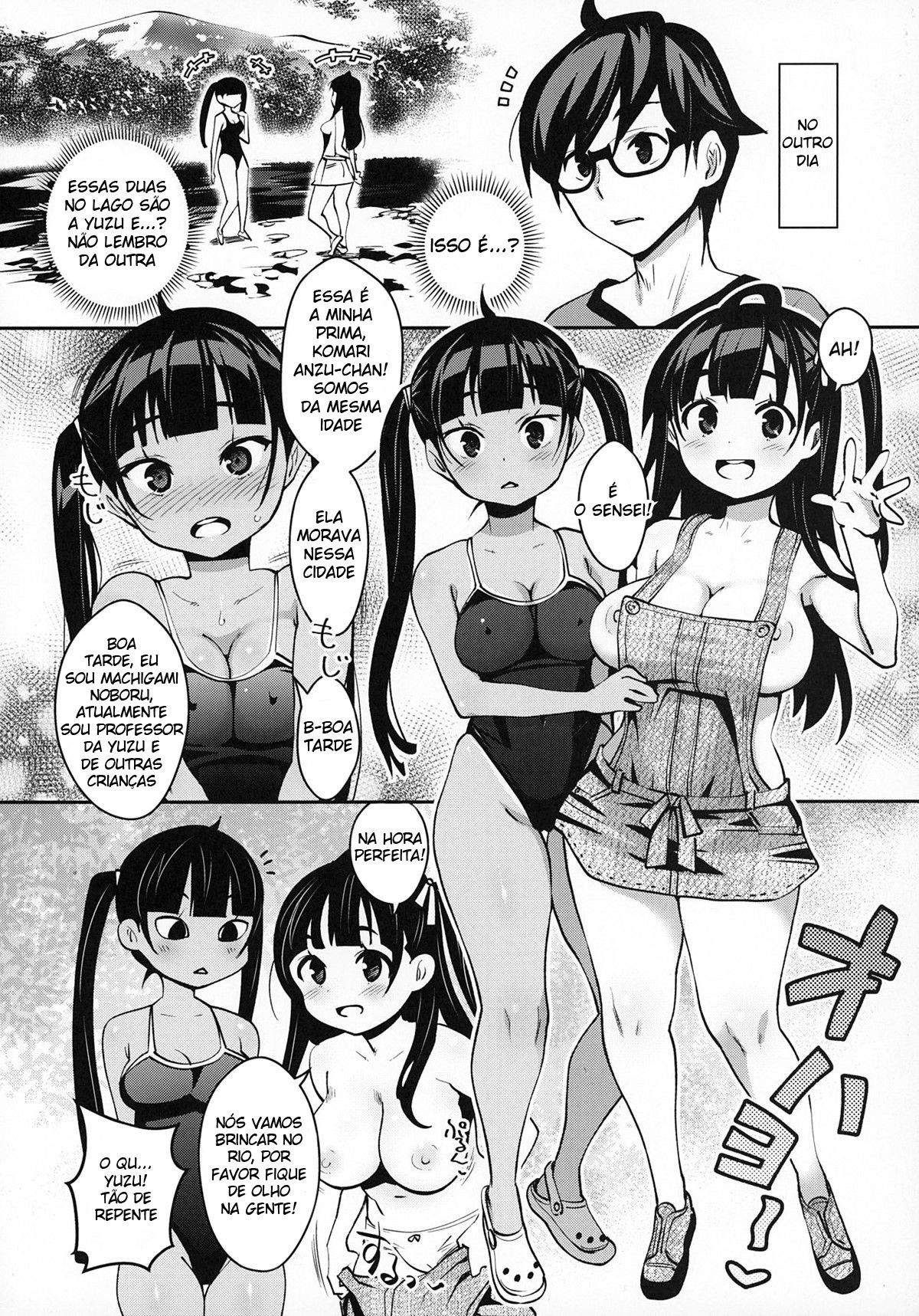 Caipira 4! Um Ménage Amigável Com Minha Prima Anzu-chan — página 5
