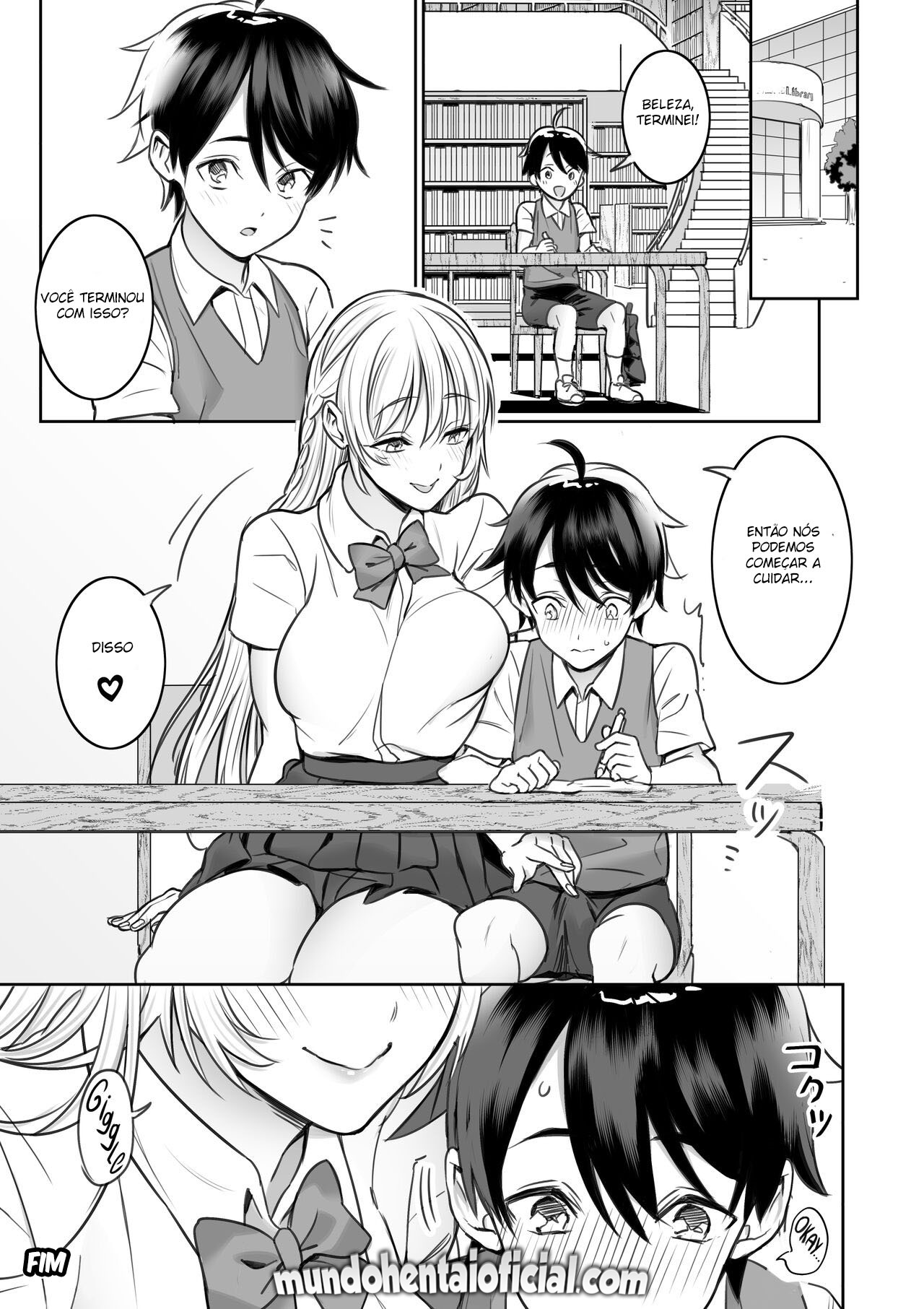 Uma História Sobre as Coisas Safadas que a Onee-San que Conheci na Biblioteca faz Comigo — página 25