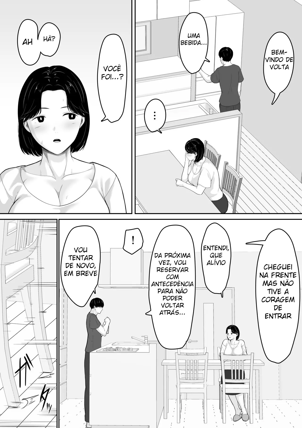 Eu Li Em Um Mangá Hentai Que, Se Você Pedir, Elas Deixam Você Transar, Então Tentei Pedir para a Minha Mãe — página 15