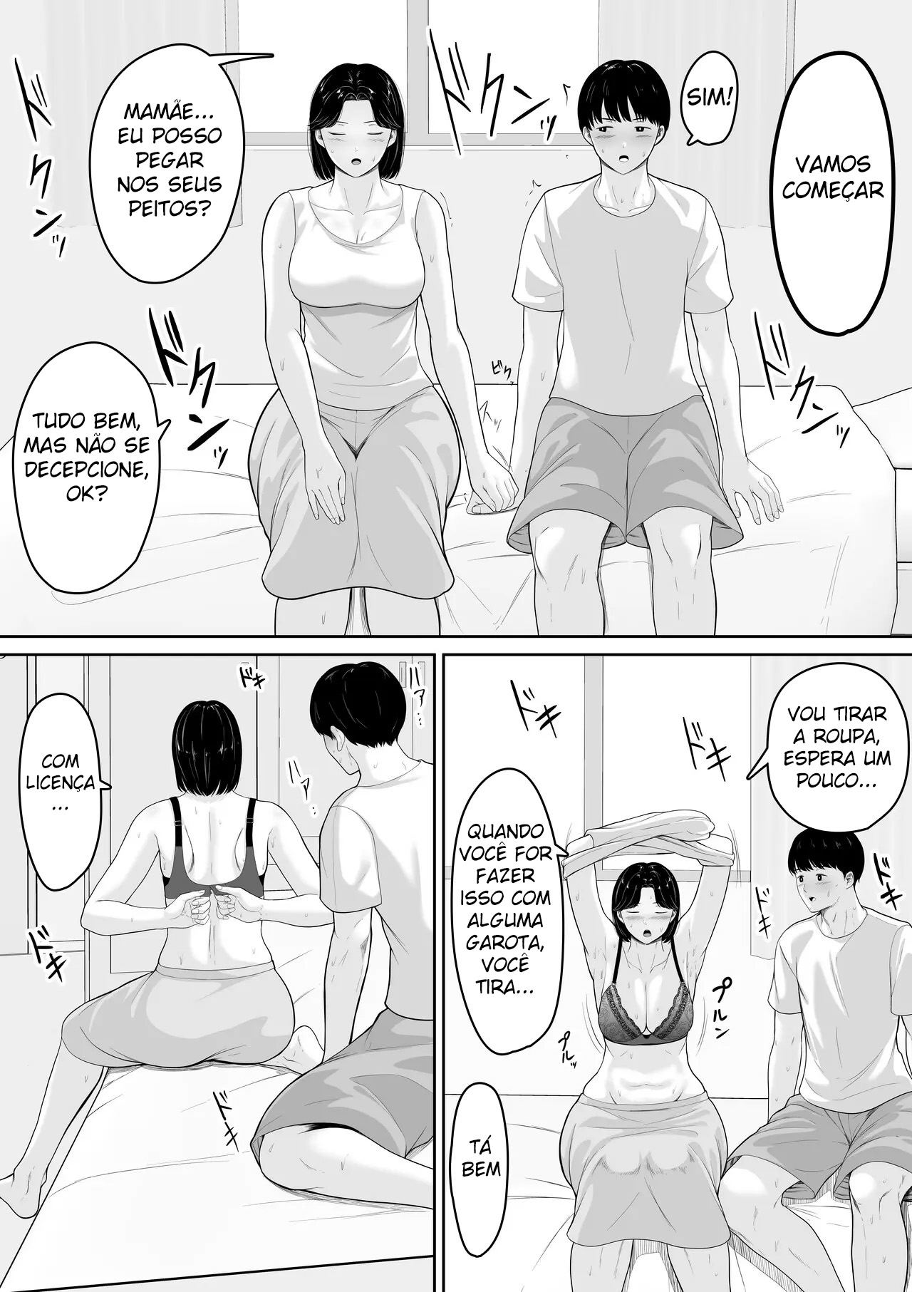 Eu Li Em Um Mangá Hentai Que, Se Você Pedir, Elas Deixam Você Transar, Então Tentei Pedir para a Minha Mãe — página 19