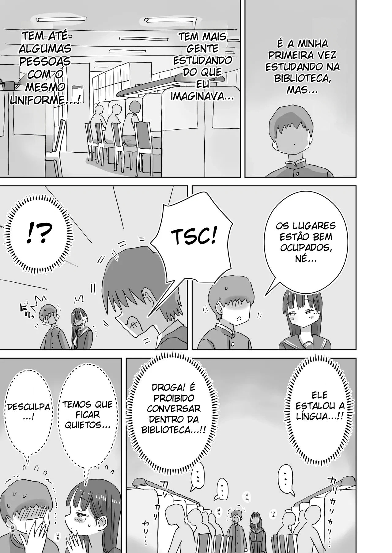 Gozei Discretamente na Minha Colega de Classe Em Um Trem Lotado 3 — página 5