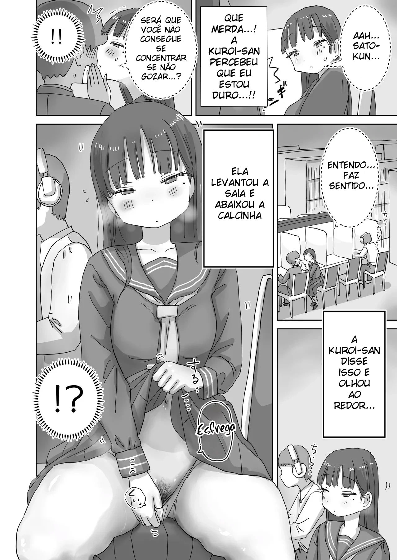 Gozei Discretamente na Minha Colega de Classe Em Um Trem Lotado 3 — página 8