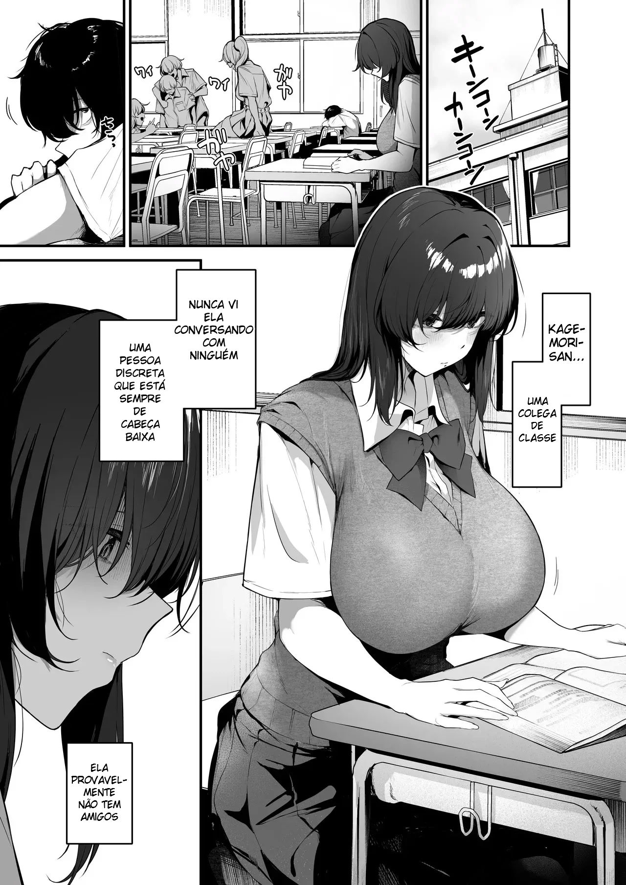 Eu Sou o Único Que Sabe Que a Kagemori-san, Uma Introvertida Solitária, é na Verdade Uma Superpervertida Tímida — página 2