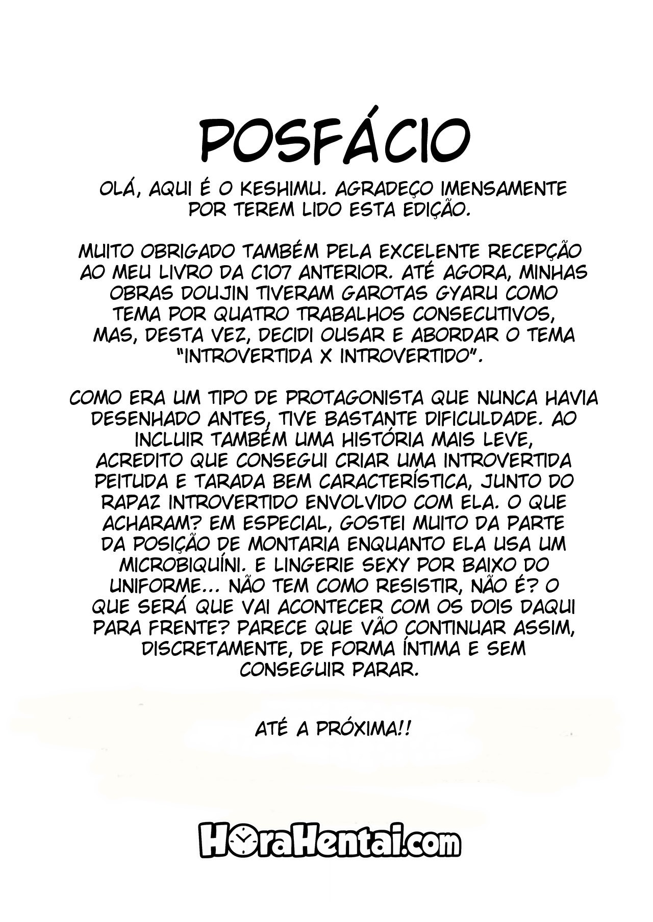 Eu Sou o Único Que Sabe Que a Kagemori-san, Uma Introvertida Solitária, é na Verdade Uma Superpervertida Tímida — página 65