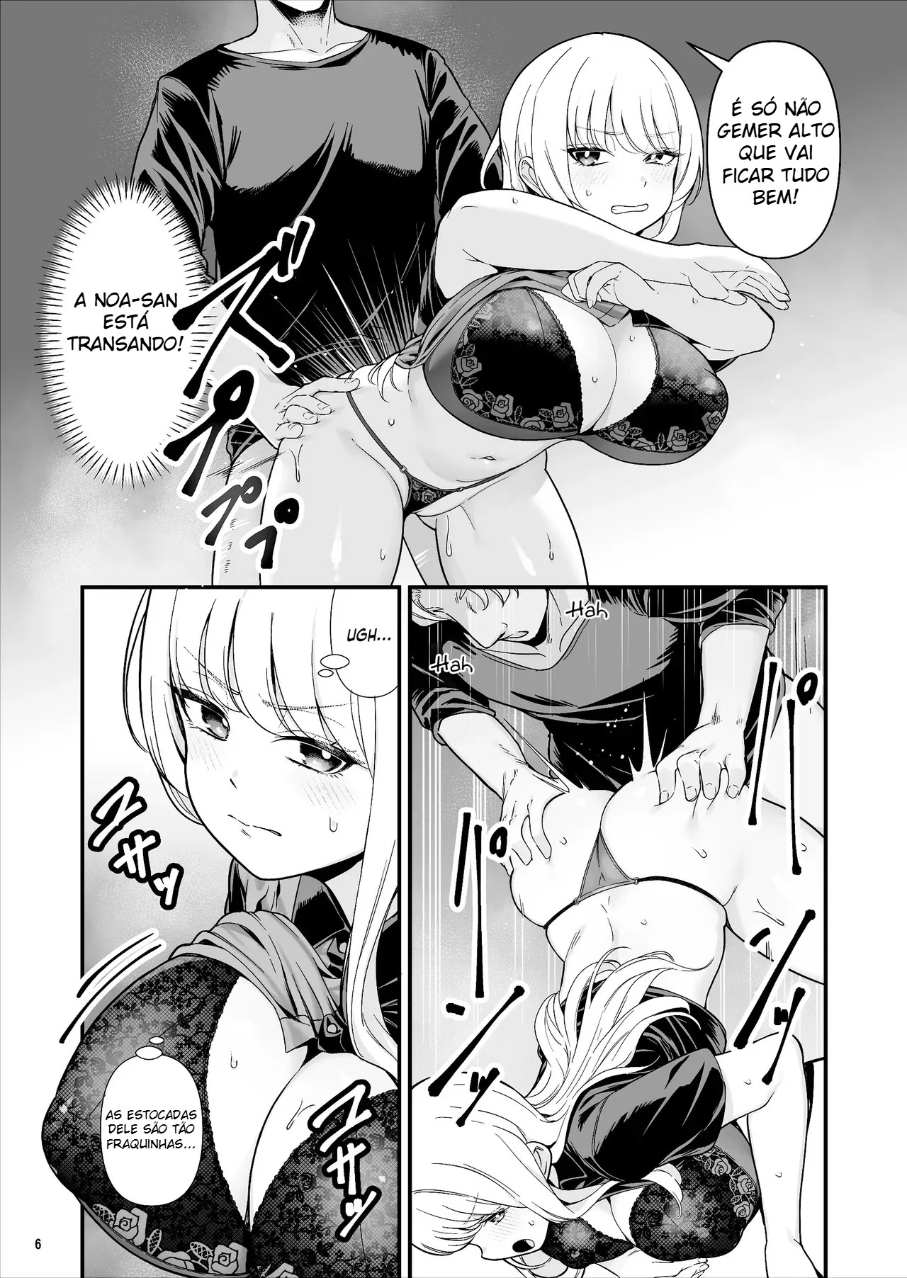 Fiz Um Sexo Selvagem Com Uma Gyaru Peituda Que Trabalhava Meio Período! — página 6