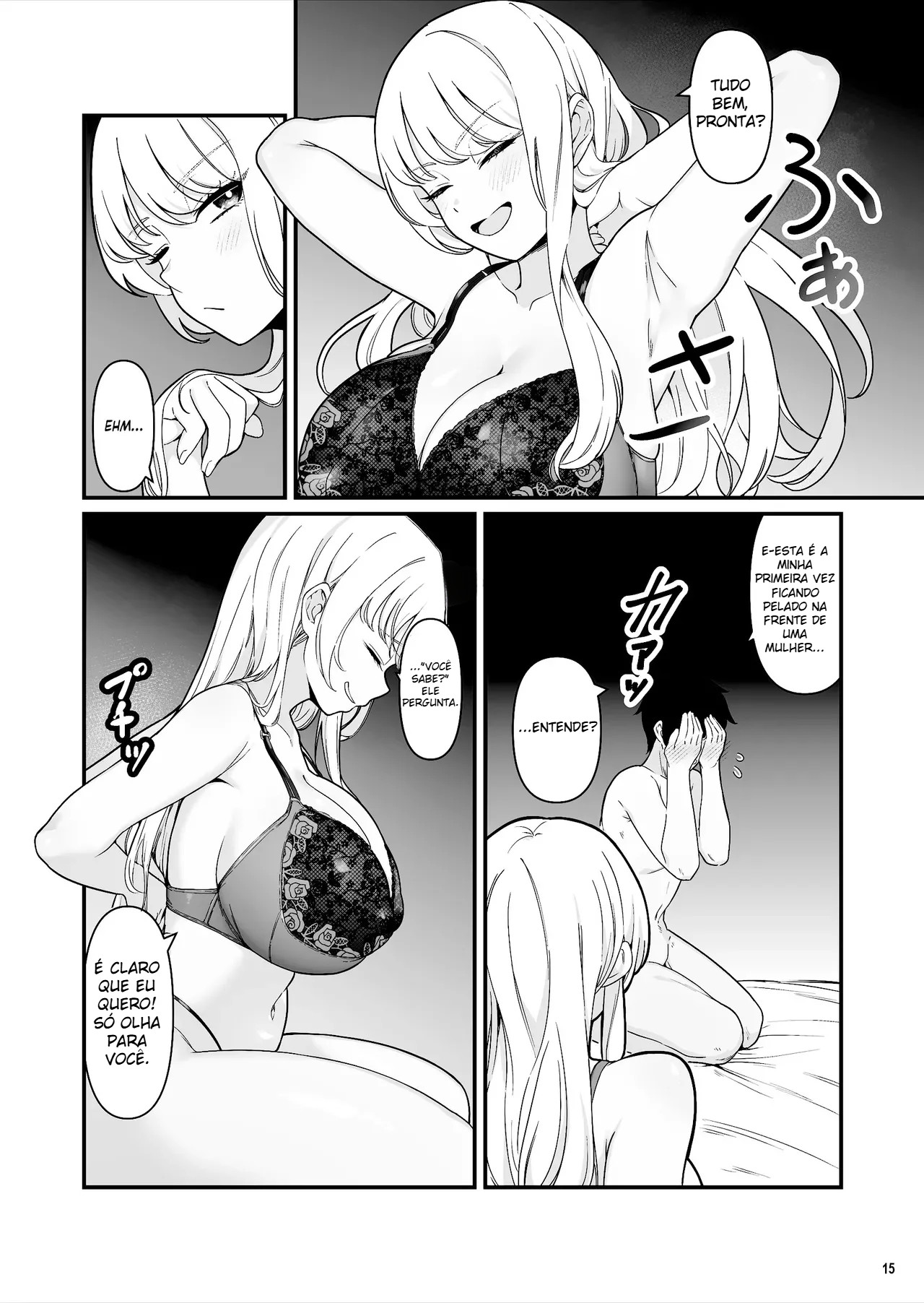 Fiz Um Sexo Selvagem Com Uma Gyaru Peituda Que Trabalhava Meio Período! — página 15
