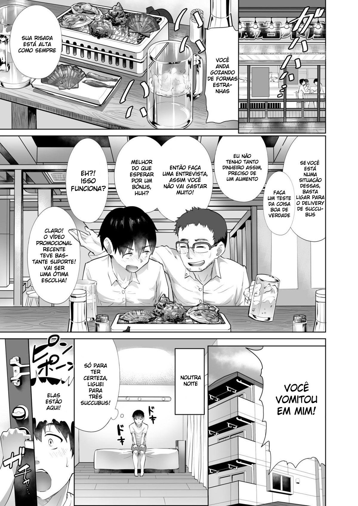 Delisuccu!! Vol.2.0 ~Relato de Quando Chamei Um Serviço de Acompanhantes e Fui Devorado por 3 Súcubos~ — página 6