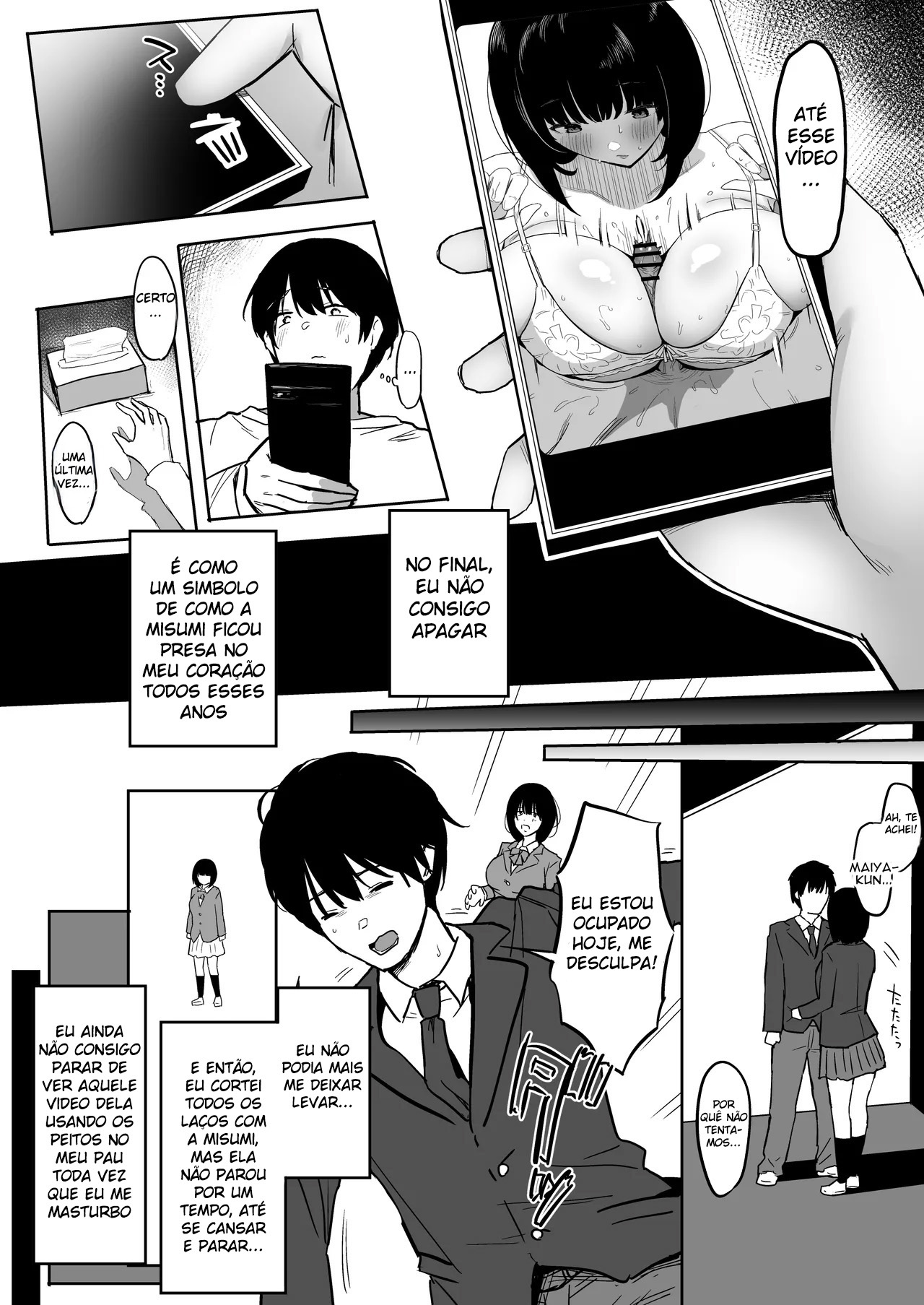 Eu Ainda Te Amo ~ Minha Ex Virou uma Idol Gravure Peituda e Me Seduz com Sexo Adúltero — página 73