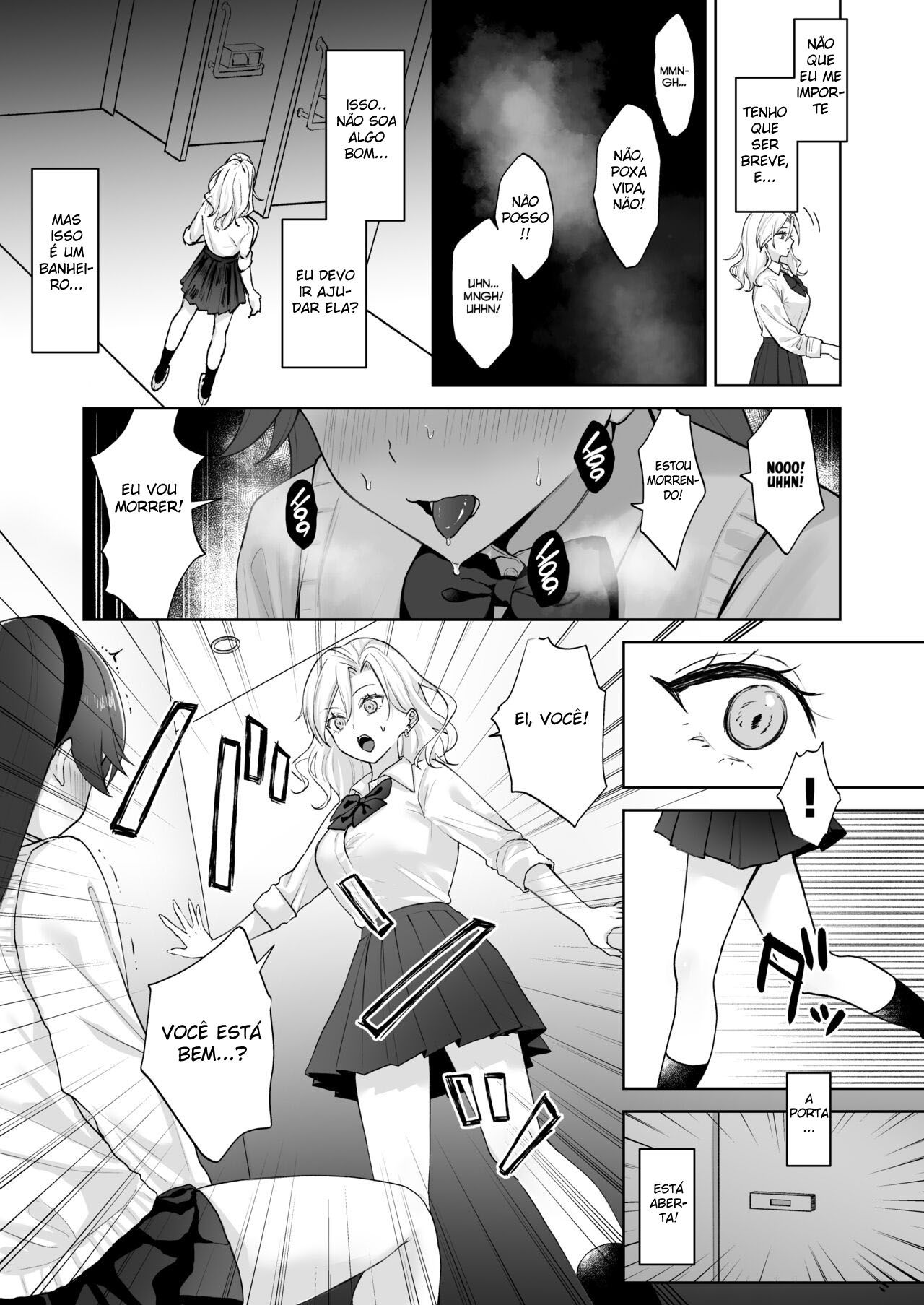 Uma Gal Virgem Que se Tornou um Onahole para uma Jovem Futanari — página 4