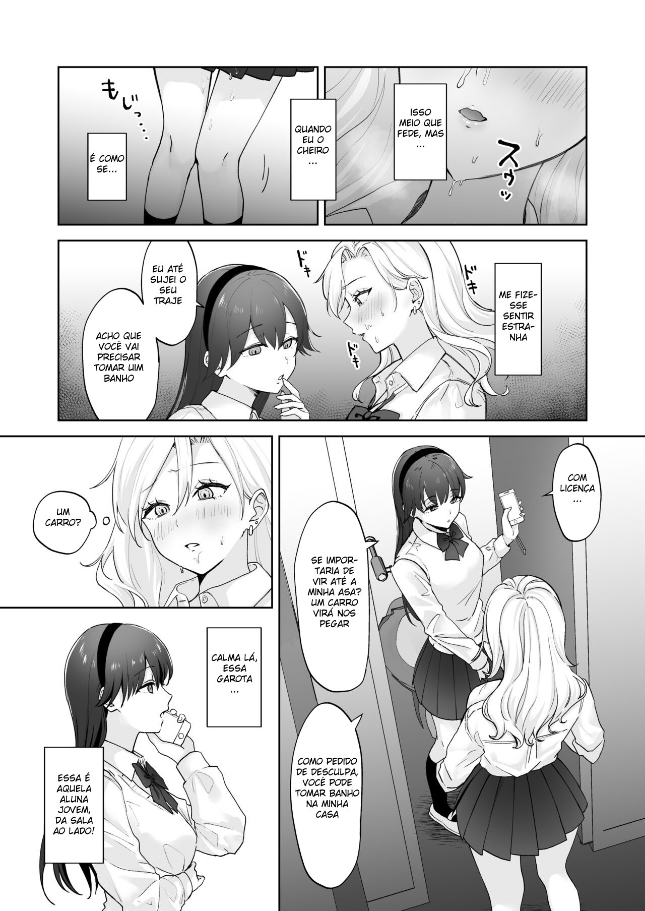 Uma Gal Virgem Que se Tornou um Onahole para uma Jovem Futanari — página 8