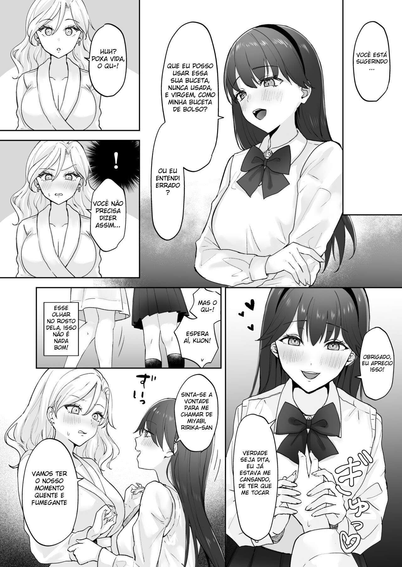 Uma Gal Virgem Que se Tornou um Onahole para uma Jovem Futanari — página 11