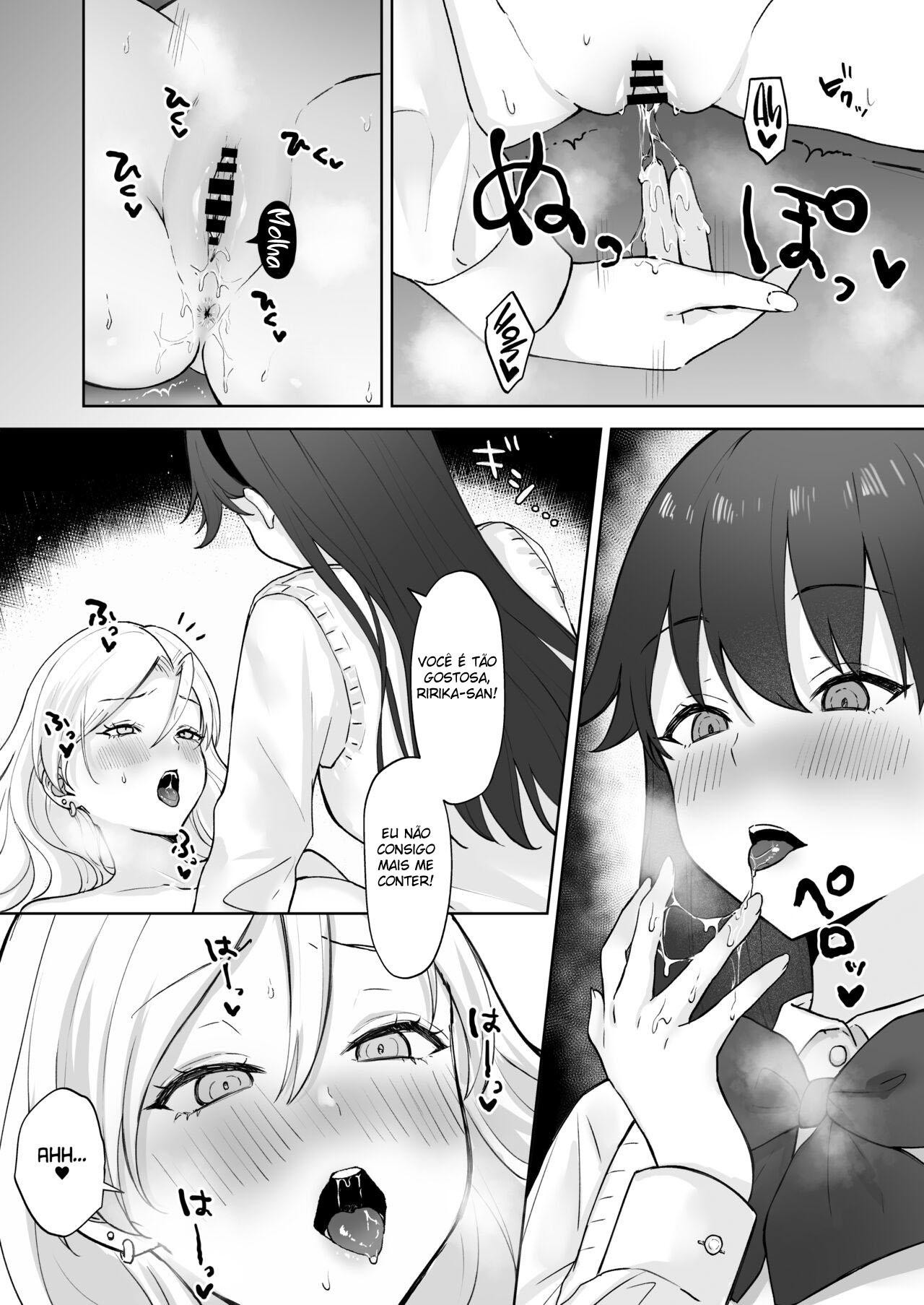 Uma Gal Virgem Que se Tornou um Onahole para uma Jovem Futanari — página 15