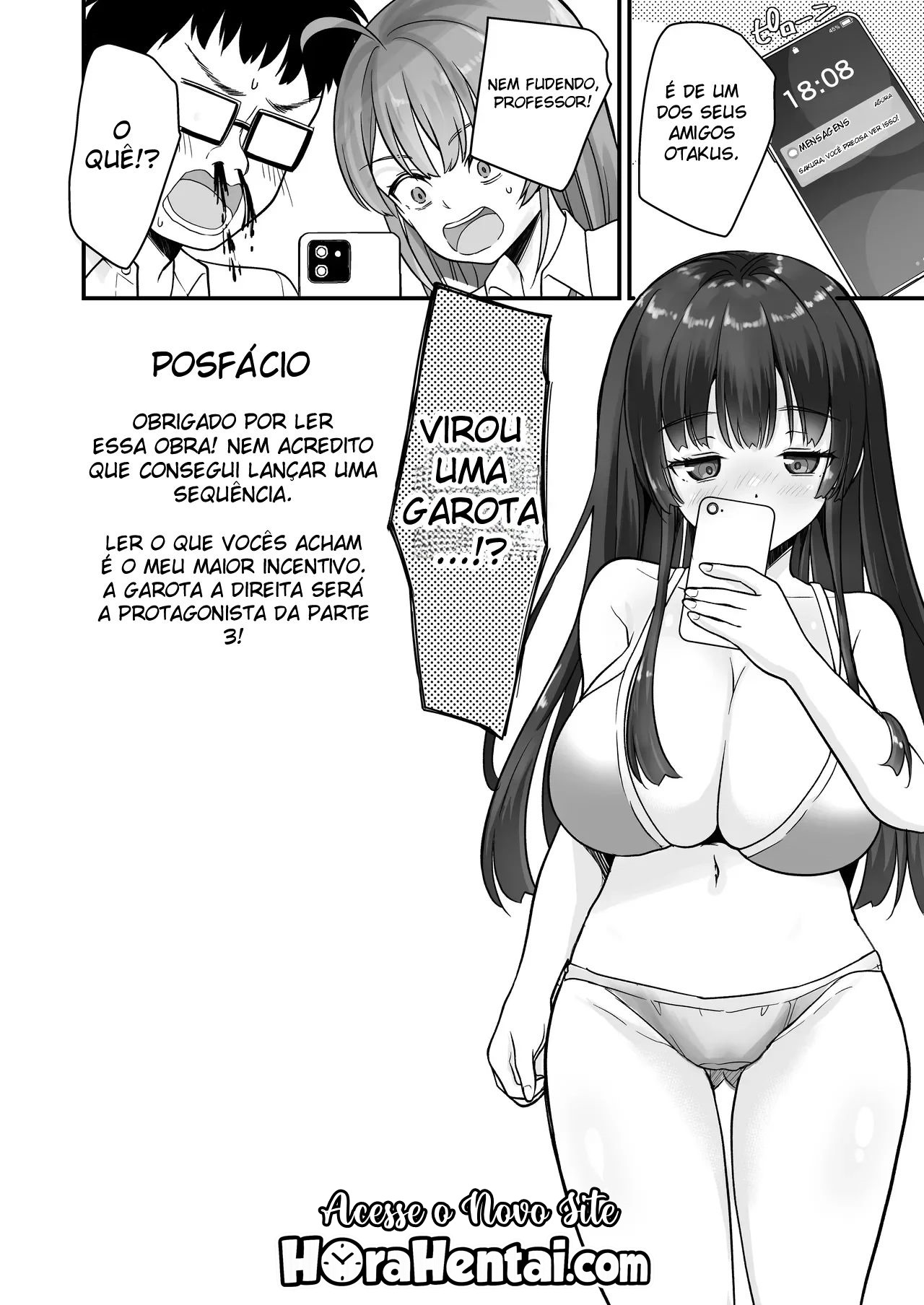 Como Eu Era Um Fracassado, Acabei Fazendo Uma Troca de Sexo e Experimentei Transar Com Meu Professor — página 45